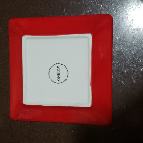 ONEIDA "SNOWMATES PATTERN By Debbie Taylor Keman.  A Snowman with Scarf and Hat. - Picture 3 of 4